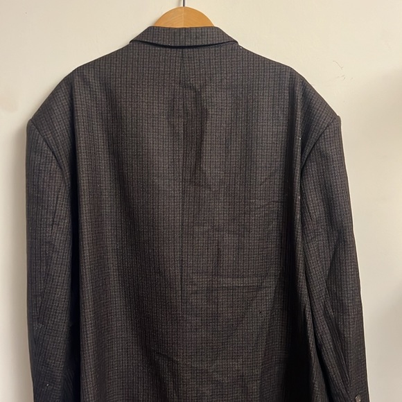 Joseph Feiss Men's Sport Coat Blazer Two Button Plaid Lambswool Classic Fit 52R - Picture 5 of 11